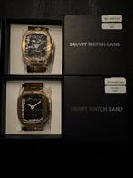 63% korting: 2x nieuwe full cover goud Apple watch 8 (45mm), Ophalen of Verzenden, Zo goed als nieuw, IOS