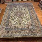 Trendy Origineel Perzisch tapijt - Kashan 350 x 248 cm, Ophalen, Crème, TTM Wonen, Perzisch tapijt - trendy vloerkleed – handgeknoopt