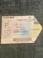 AJAX-FERENCVAROS Champions League 06-12-95, Tickets en Kaartjes, December, Losse kaart, Eén persoon