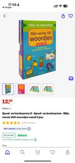 Mijn eerste 100 woordjes - Speel- en leerkaarten, Ophalen of Verzenden, Nieuw, Taal en Lezen