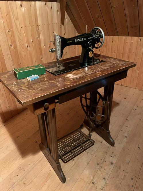 Antieke Singer trap naaimachine, Antiek en Kunst, Antiek | Naaimachines, Ophalen