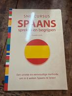 Snelcursus Spaans - Spreken en Begrijpen, Ophalen of Verzenden, Zo goed als nieuw, Non-fictie