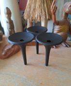 Vintage kandelaar Deens design hornblower, Ophalen of Verzenden, Gebruikt