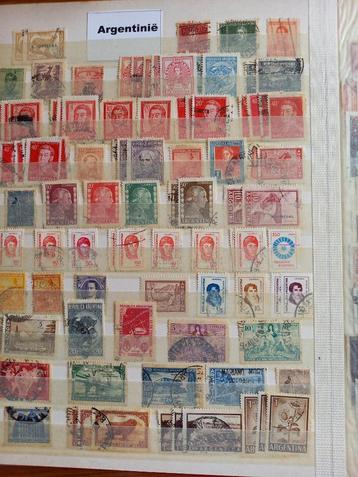 Stockboek postzegels Zuid-Amerika  beschikbaar voor biedingen