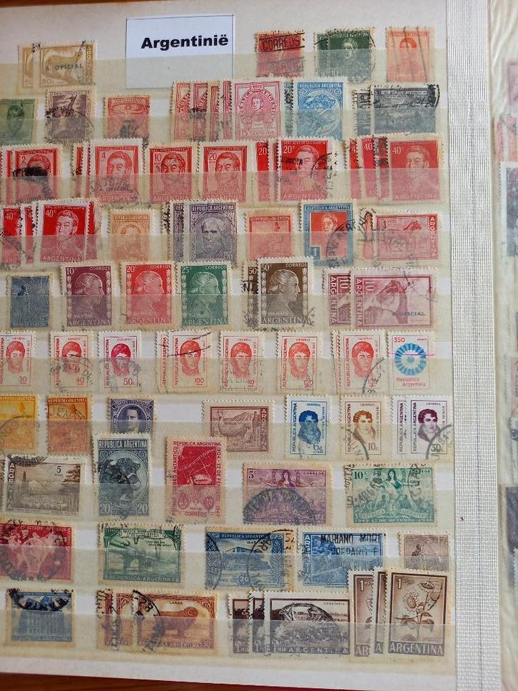 Stockboek postzegels Zuid-Amerika, Postzegels en Munten, Postzegels | Amerika, Gestempeld, Zuid-Amerika, Ophalen of Verzenden