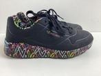Skechers Uno Loving Love sneakers leer zwart mt 38, Skechers, Zwart, Ophalen of Verzenden, Sneakers of Gympen