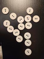 15 Katoenen Knopen - Naaibenodigdheden, Hobby en Vrije tijd, Ophalen of Verzenden, Nieuw, Knoop of Knopen