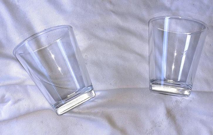 keuken set 2 shotglaasjes, Huis en Inrichting, Keuken | Servies, Nieuw, Glas of Glazen, Overige stijlen, Glas, Ophalen of Verzenden