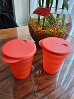 Tupperware rietjes beker, Huis en Inrichting, Keuken | Tupperware, Ophalen of Verzenden, Nieuw, Beker of Kan