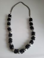 Ketting, Ophalen of Verzenden, Zo goed als nieuw, Zwart, Overige materialen