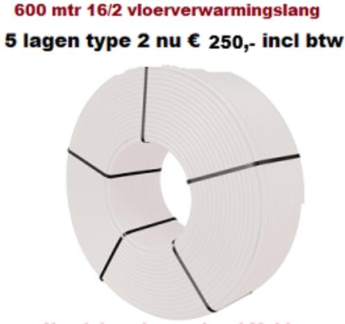 Vloerverwarming actie,noppenplaat,draadstaalmat,verdeler enz, Doe-het-zelf en Verbouw, Verwarming en Radiatoren, Nieuw, Overige typen