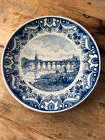 Delfts blauw bord Maastricht, Antiek en Kunst, Ophalen