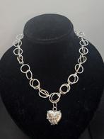 Gothic Hart ketting  - handgemaakt, 3845gh, Starjewelleryshop@hotmail.com, Ophalen of Verzenden, Zo goed als nieuw