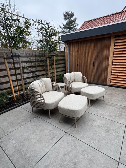 Fabrice lounge stoel 4 seasons outdoor kleur Latte Special, Tuin en Terras, Tuinmeubel-accessoires, Nieuw, Ophalen of Verzenden