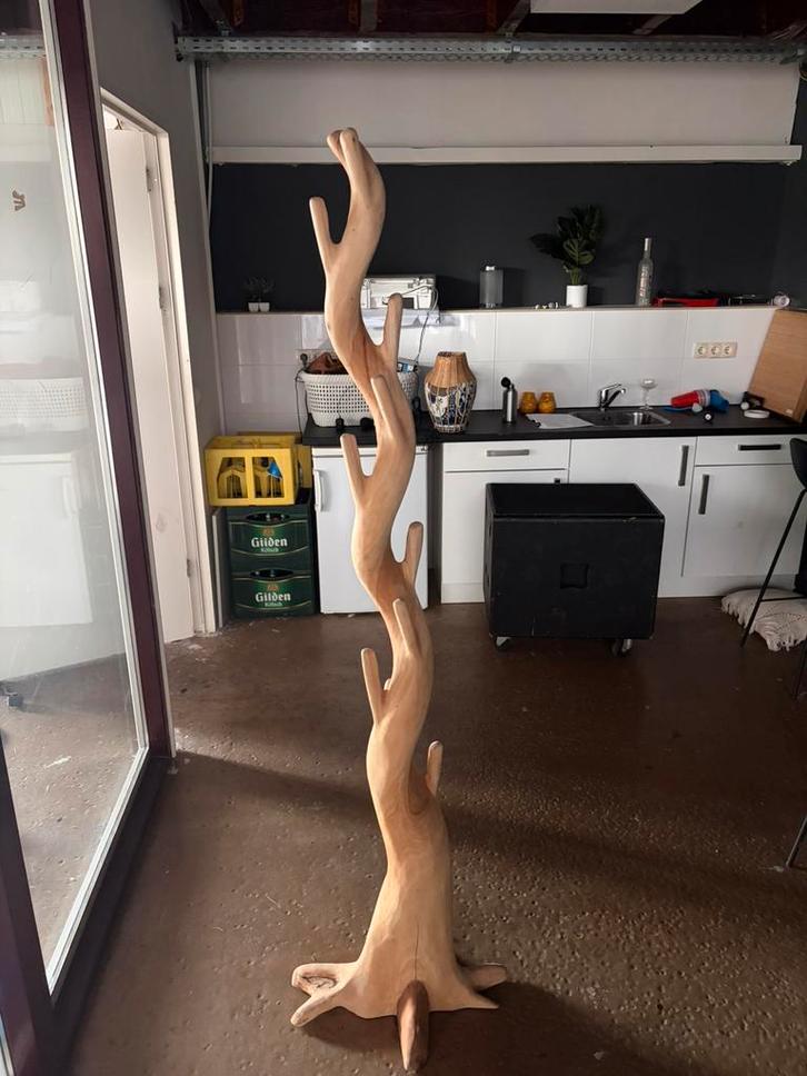 Stylische kapstok, Huis en Inrichting, Woonaccessoires | Kapstokken, Zo goed als nieuw, Staande kapstok, Minder dan 100 cm, Hout