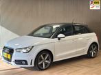 Audi A1 Sportback 1.4 TFSI Pro Line S 85PK AUTOMAAT AIRCO NA, Auto's, Zwart, 4 cilinders, Leder en Stof, Wit