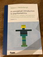 A conceptual introduction to psychometrics - chapters 1-6, Boeken, Ophalen of Verzenden, Zo goed als nieuw, Overige onderwerpen