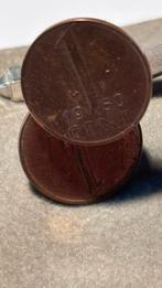 Terug naar de gulden tijd! Centen manchetknopen., Verzenden, Nieuw