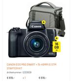 Canon EOS M50 Starterkit - Zo goed als nieuw!, Ophalen, Spiegelreflex, Canon, Zo goed als nieuw