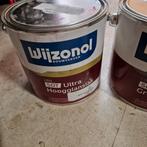 Wijzonol Lak een grondlak RAL 9001, Gebruikt, Ophalen of Verzenden, Lak, Minder dan 5 liter