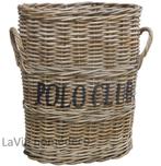 Paraplumand van riet Poloclub, Ophalen of Verzenden, Nieuw, Rond, Riet