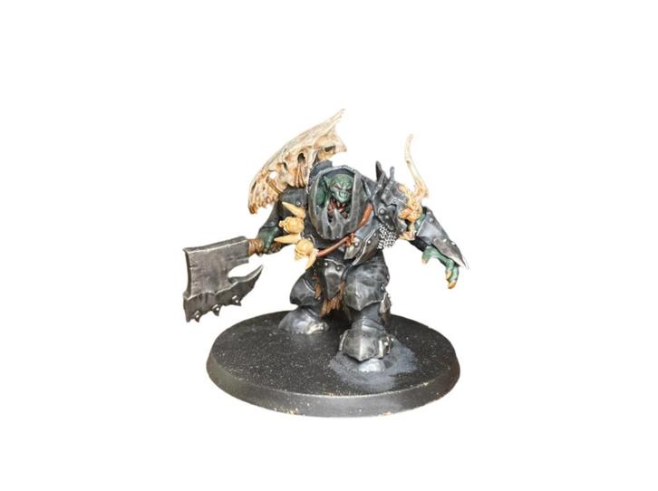 Warhammer Age of Sigmar Orruk Warclans Ironjawz Megaboss, Hobby en Vrije tijd, Wargaming, Zo goed als nieuw, Warhammer, Ophalen of Verzenden