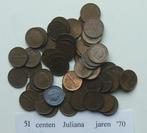 centen jaren 70, Ophalen of Verzenden, Koningin Juliana, 1 cent, Setje