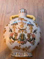 Antieke / vintage keramische vaas – handbeschilderd, Ophalen of Verzenden