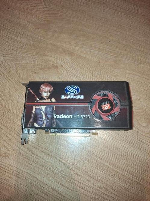 Sapphire Radeon HD 5770 1GB, Computers en Software, Videokaarten, Refurbished, AMD, GDDR5, HDMI, DisplayPort, VGA, Ophalen of Verzenden