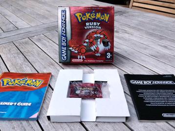 Pokemon Ruby GBA, Compleet in doos (CIB) origineel beschikbaar voor biedingen