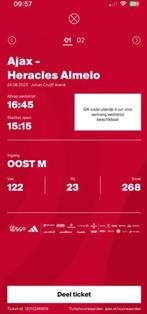 Gezocht! 4/5 tickets voor Ajax- Groningen 2025, Tickets en Kaartjes