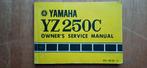 Yamaha  YZ 250 C  service manual., Ophalen of Verzenden, Yamaha