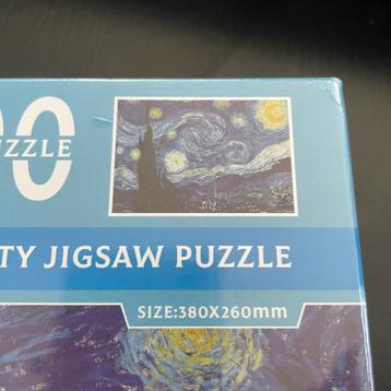 Van Gogh Sterrennacht Puzzel - 1000 Stukjes beschikbaar voor biedingen