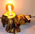 Prachtige boomstronklamp met wortels, Ophalen of Verzenden, Nieuw, Hout, Minder dan 100 cm