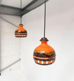 Set van 2 keramieken plafondlampen van PAN Leuchten, 1970's, Overige materialen, Gebruikt, Vintage, Ophalen of Verzenden