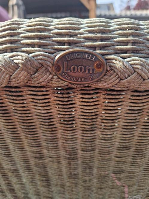 Origineel loom furniture stoelen 4x, Tuin en Terras, Tuinstoelen, Gebruikt, Hout, Ophalen