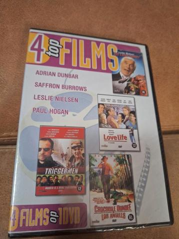 4 Top Films DVD Box - Dunbar, Burrows, Nielsen, Hogan beschikbaar voor biedingen