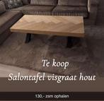 Visgraat salontafel, Huis en Inrichting, Tafels | Salontafels, Ophalen, 100 tot 150 cm, Nieuw, 50 tot 100 cm