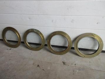 4x messing patrijspoort 275 mm beschikbaar voor biedingen