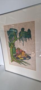 Aziatische Japanse litho, Ophalen