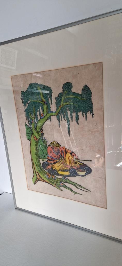 Aziatische Japanse litho, Antiek en Kunst, Kunst | Litho's en Zeefdrukken, Ophalen