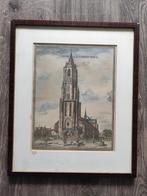 C.Decker - ets Nieuwe Kerk te Delft 1667, Ophalen of Verzenden