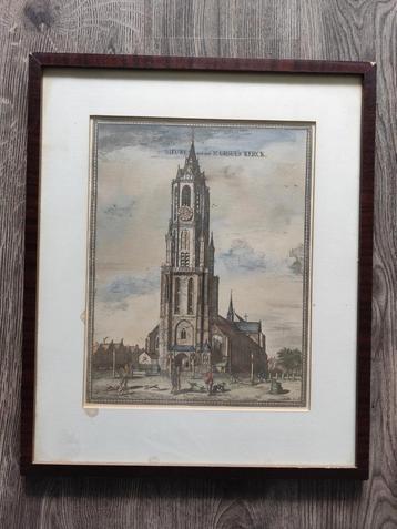 C.Decker - ets Nieuwe Kerk te Delft 1667 beschikbaar voor biedingen
