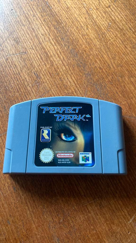 Nintendo 64 spel: Perfect Dark, Spelcomputers en Games, Games | Nintendo 64, Zo goed als nieuw, 1 speler, Vanaf 3 jaar, Ophalen of Verzenden