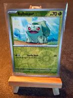 Bulbasaur reverse holo 001/165 Pokémon Mew 151, Ophalen of Verzenden, Zo goed als nieuw