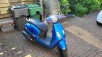 Sym Fiddle 4 2022 ( 7518 km ) Matt Blue, Ophalen, Maximaal 45 km/u, Zo goed als nieuw, Benzine