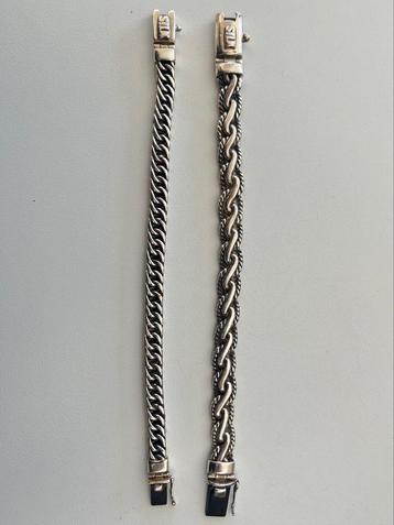 Één zilveren SILK armband (Links/foto)–stijlvol en tijdloos! beschikbaar voor biedingen