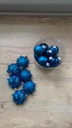 Blauwe kerstballen (15), Diversen, Kerst, Ophalen, Gebruikt