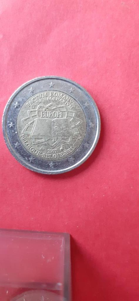 België  € 2 2007 "50 jaar verdrag van Rome", Postzegels en Munten, Munten | België, Losse munt, Overig, Verzenden