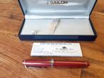 Sailor Sapporo Red Supernova 14k H-M Nib Vulpen, Overige merken, Vulpen, Met doosje, Ophalen of Verzenden